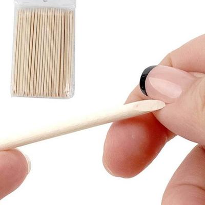 Nail Wood Stick Set 100 Pieces Nail Stick 15cm Wood Stick