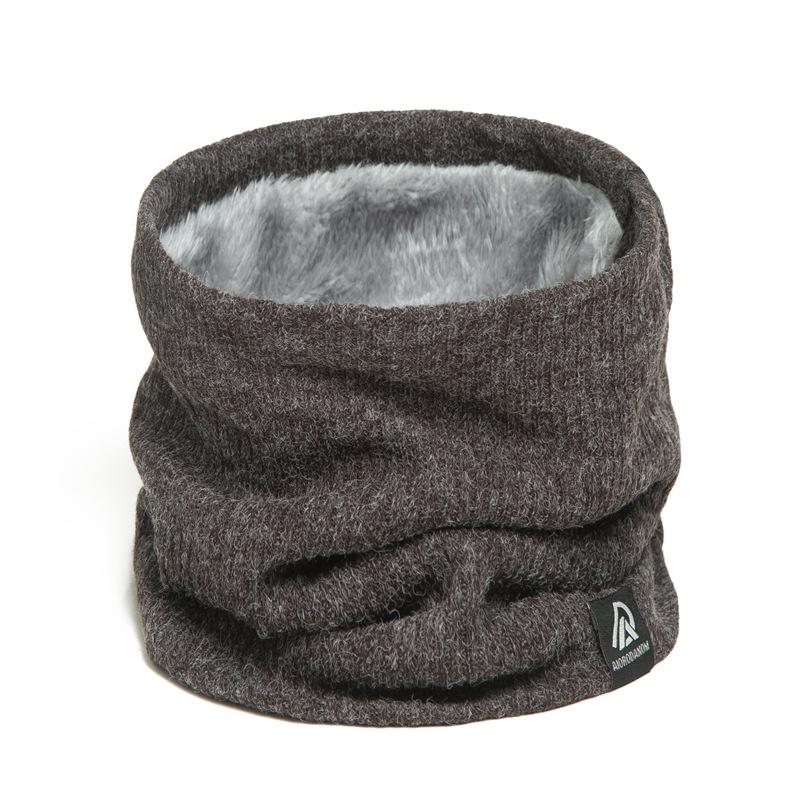Fashion Women Men Soft Knitted Ring Neck Scarf Winter Solid Warm Neckerchief Unisex Thick Muffler Full Face Mask Snood Muffler