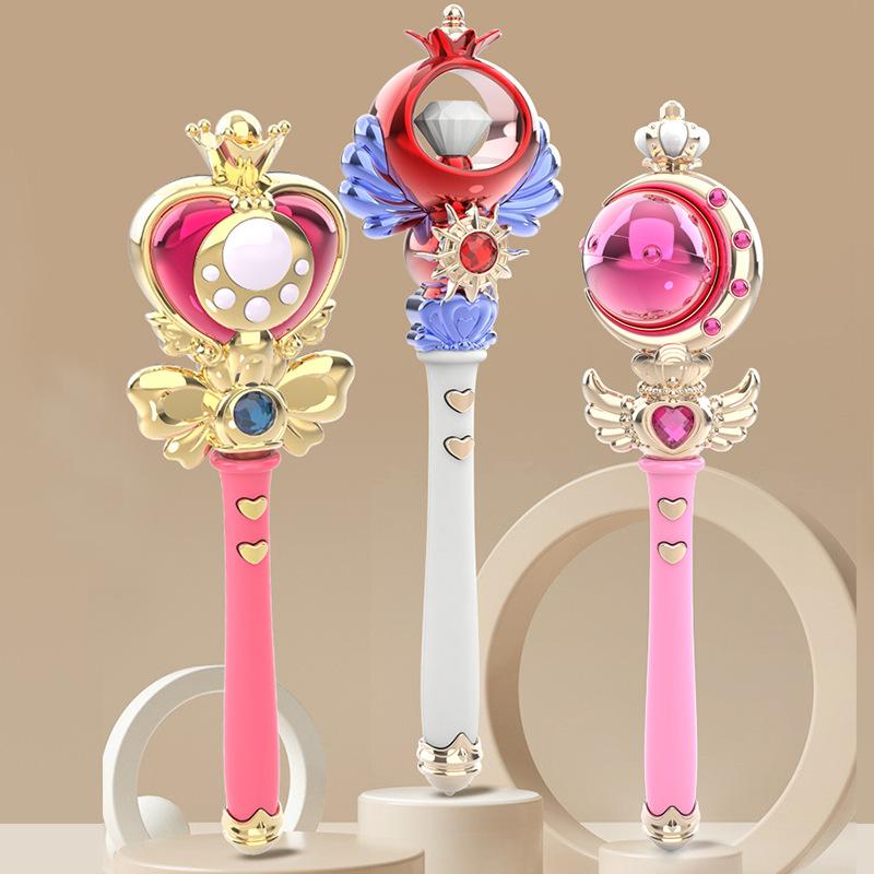 Lights And Music Magic Wand Girl Toys, Luminous Small Toys, Flash Fairy Wand Children'S Electric Toys