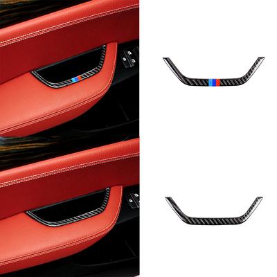 For BMW X3 F25 X4 F26 2011-17 Intérieur Carbon Fiber Auto Door Inner Handle Storage Box Frame Cover Trim
