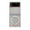 Suitable for Samsung Z Flip7 Folding Mobile Phone Case Galaxy Z Fold6 Color Plated Magnetic 3 4 5 Laser Color Change
