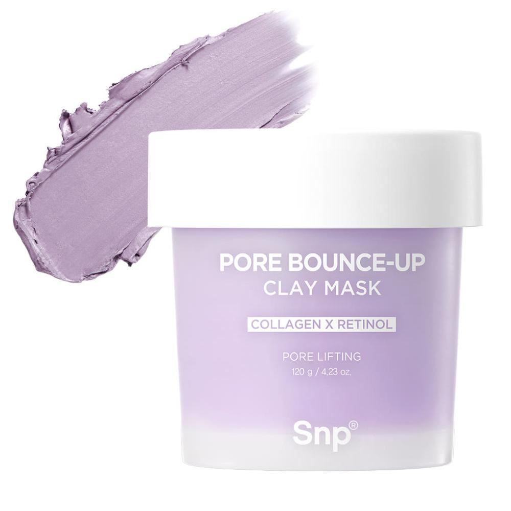 SNP Collagen Retinol Pore Tightening Clay Cooling Mask 120g (2-Piece Set)
