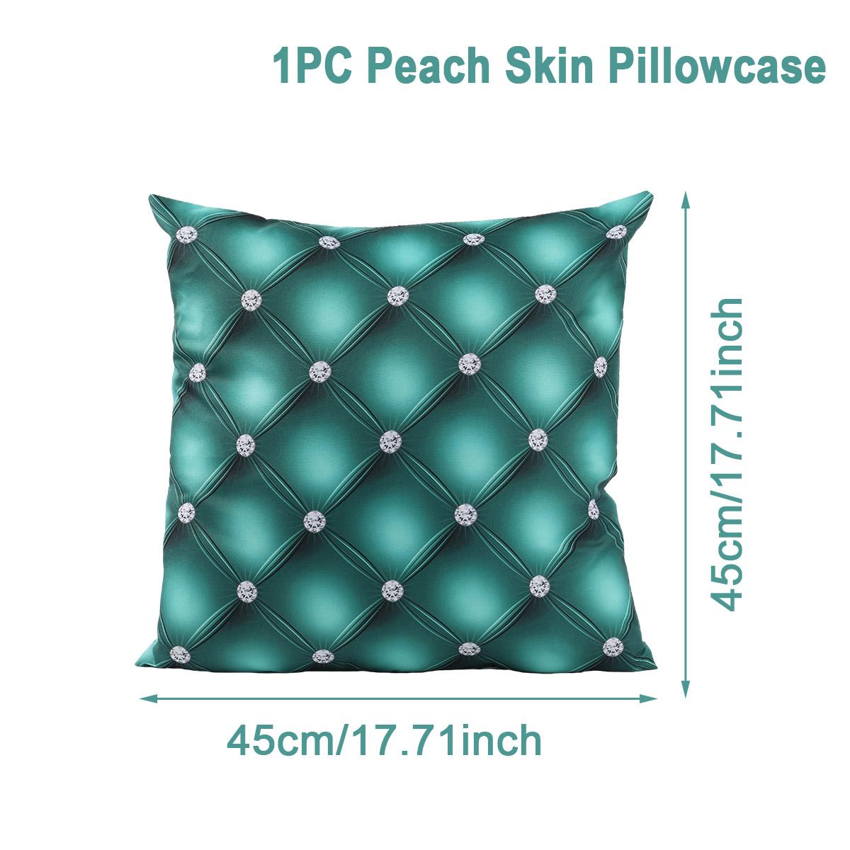 45x45 см наволочка в клетку с клетчатым узором персиковая кожа бархатная наволочка без наполнителя домашний диван наволочка наволочка зелёный 1784₽