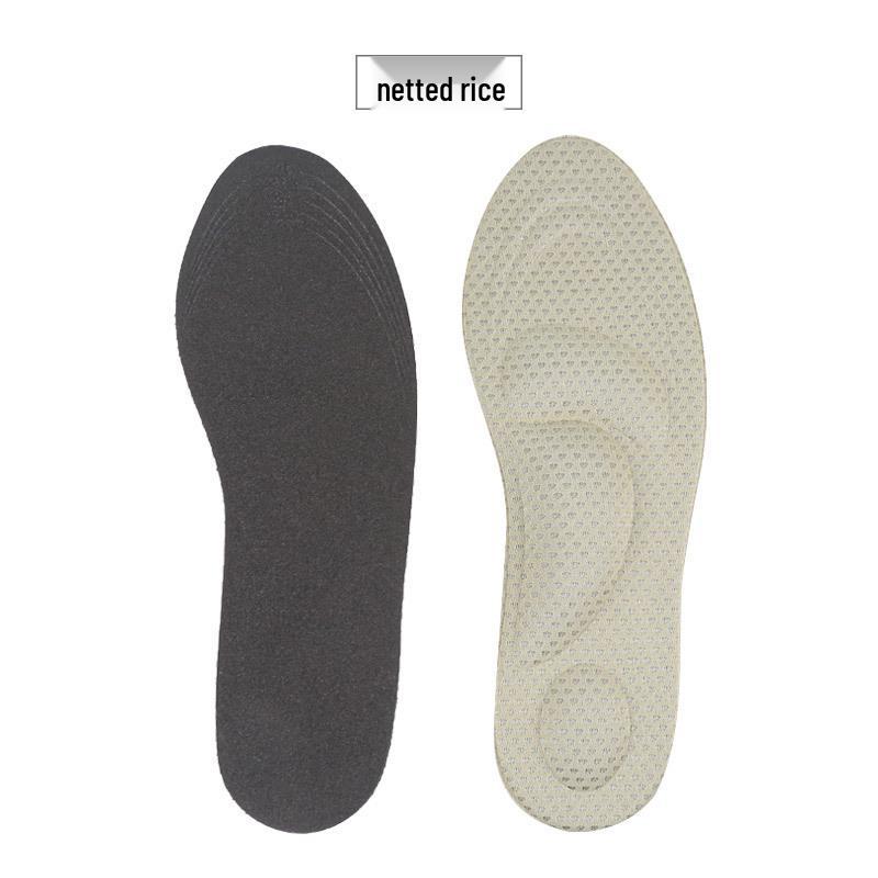 4D Mesh High Heel Insoles: Breathable, Soft, Shock-Absorbing, Sweat-Absorbing Insoles for Men's Running and Sports Shoes.