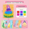 Hand-Painted Princess Dress-Up Sticker Book for Girls - DIY Art & Craft Toy