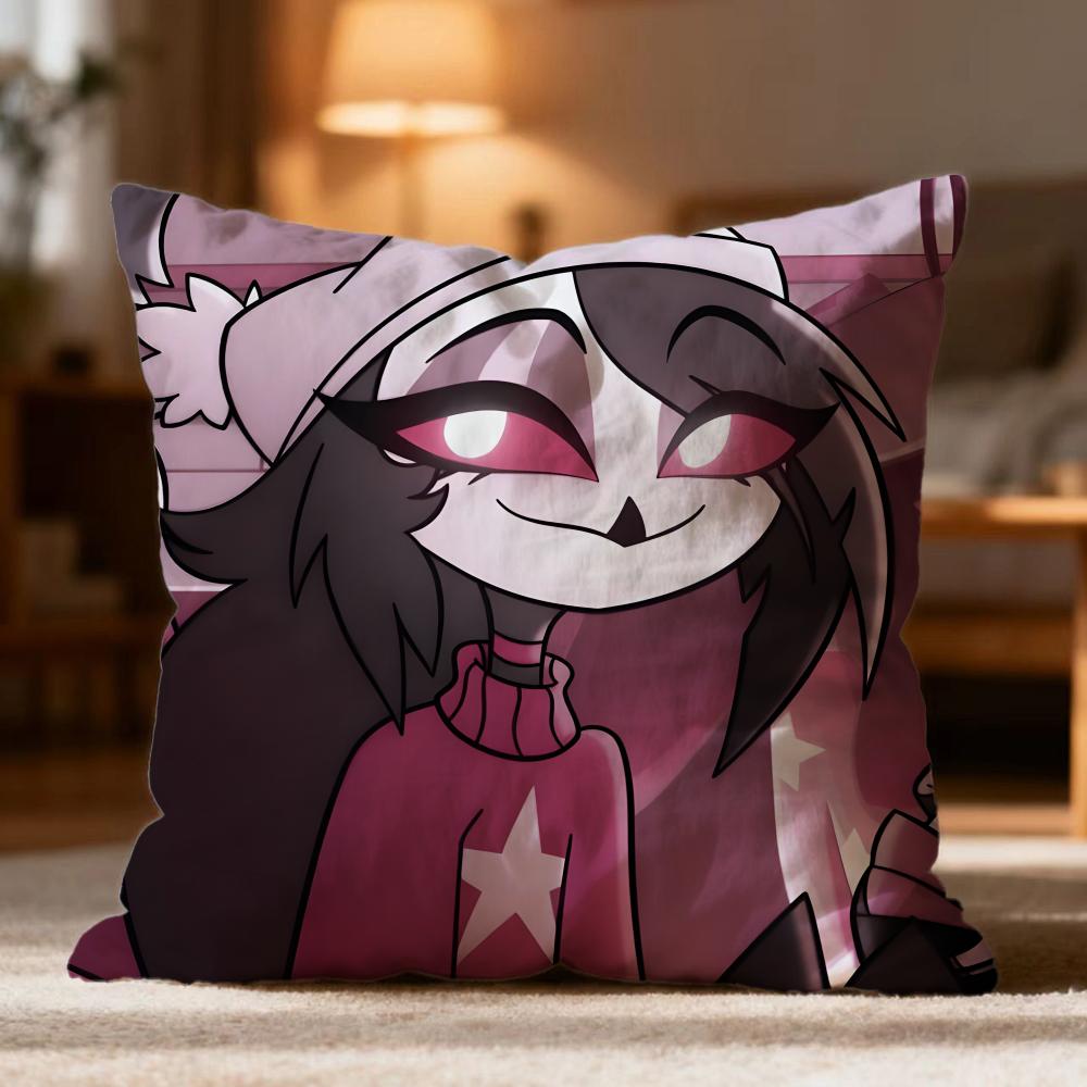 

Модна Наволочка Helluva Boss з H-Підбором М яка Пральна Подушка Багатоцільова для Дивана Ліжка Подорожей Офісу 30cmx30cm