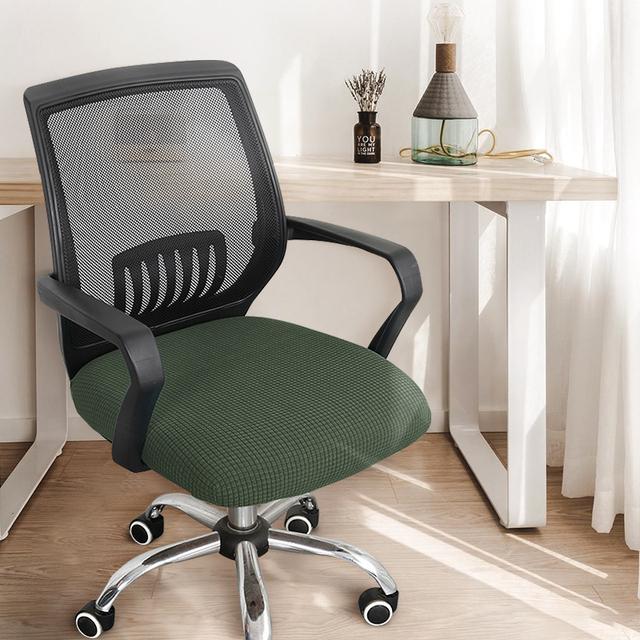 Office Seat Cover Thickened Simple Chair Cover Elastic Home Stool Cover Fabric General Computer Swivel Chair Cover