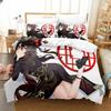 New 3D Anime Hu Tao Genshin Impact Bedding Set Printed Bed Set With Pillowcase Duvet Cover Soft Queen King Size Bedclothes Home