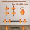 JianJunShuo Adjustable Dumbbell, Kettlebell, Barbell, Push-up Set