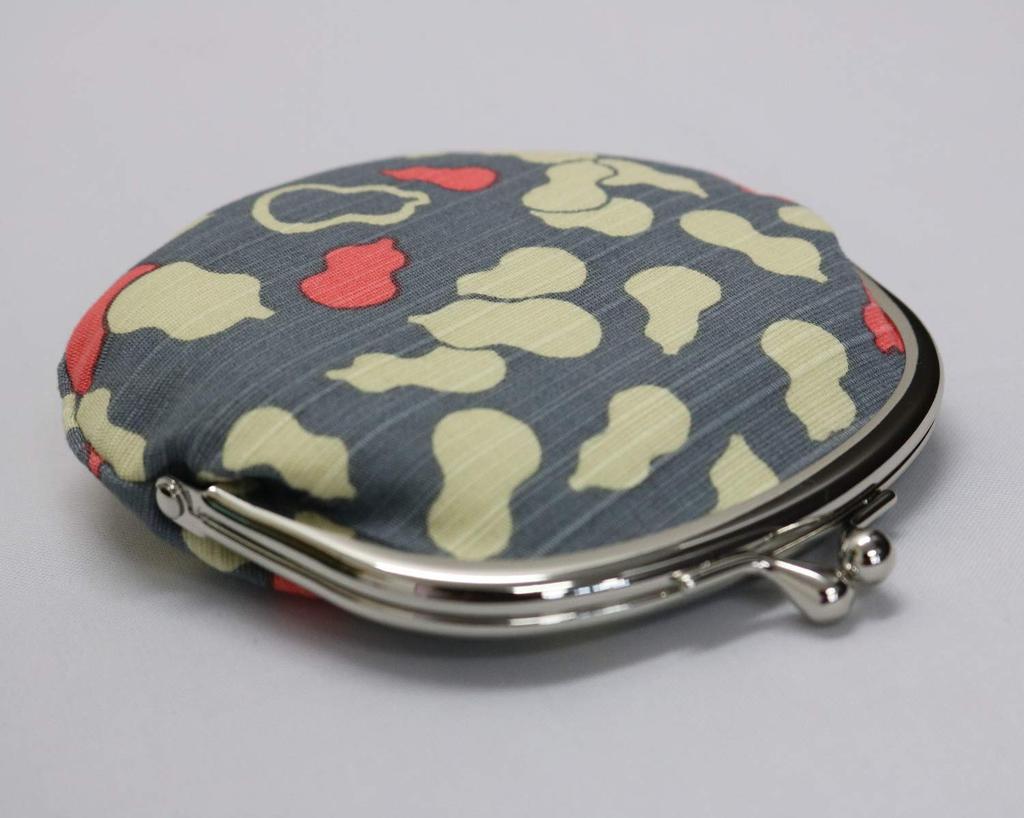 Made In Coin Cotton 11 X Cm Coin Japanese Gray Kyosuke, Japan, Gourd-Shaped Case, Pouch, 11.5 (3.3 Inches), Purse, Wallet, Goods, Mashu, Gourd,