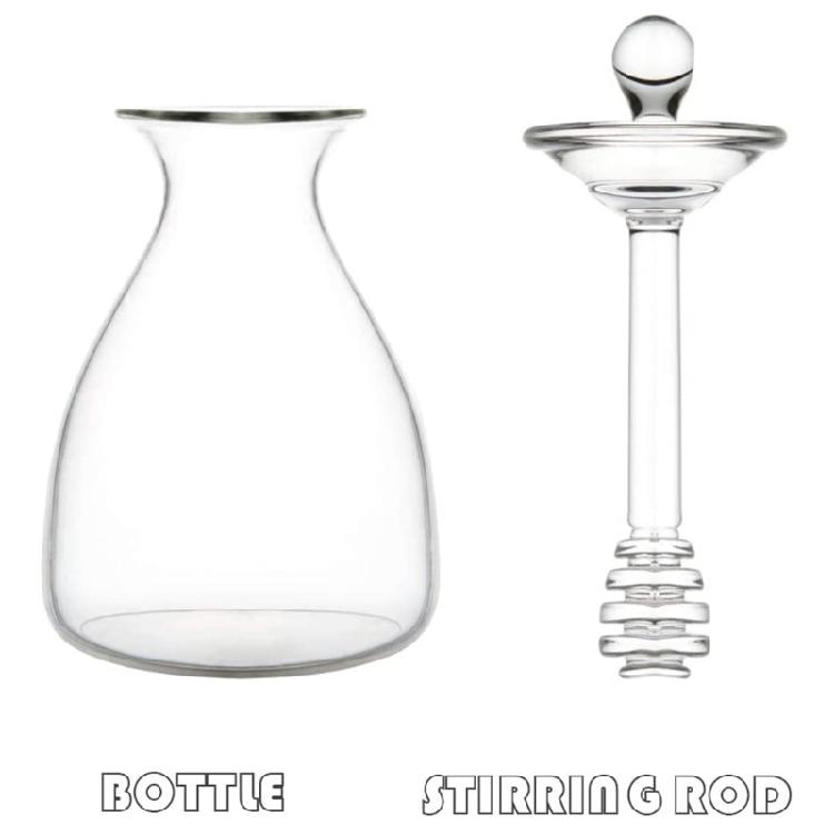 Glass Honey Pot with Dipper for Store Honey and Syrup Clear Gorgeous Bee Decor