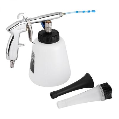 Hochdruck-Auto-Innenreinigungspistole, Luftimpuls-Waschsprühgerät mit Schaumflasche