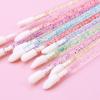 50Pcs Disposable Crystal Eyelash Brush Lashes Micro Lip Brushes  Supplies  Applicator Cleaner Beauty Eyelash Extension Tools