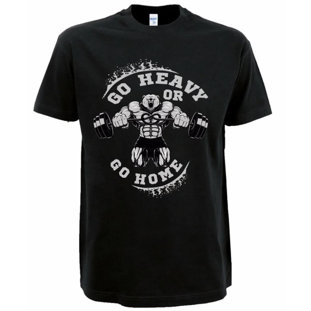 

Иди тяжело или иди домой. Футболка для бодибилдинга и тренировок мышц, 100% хлопок, с круглым вырезом, коротким рукавом, повседневная мужская футболка, размер S-3XL XXXXXL чёрный