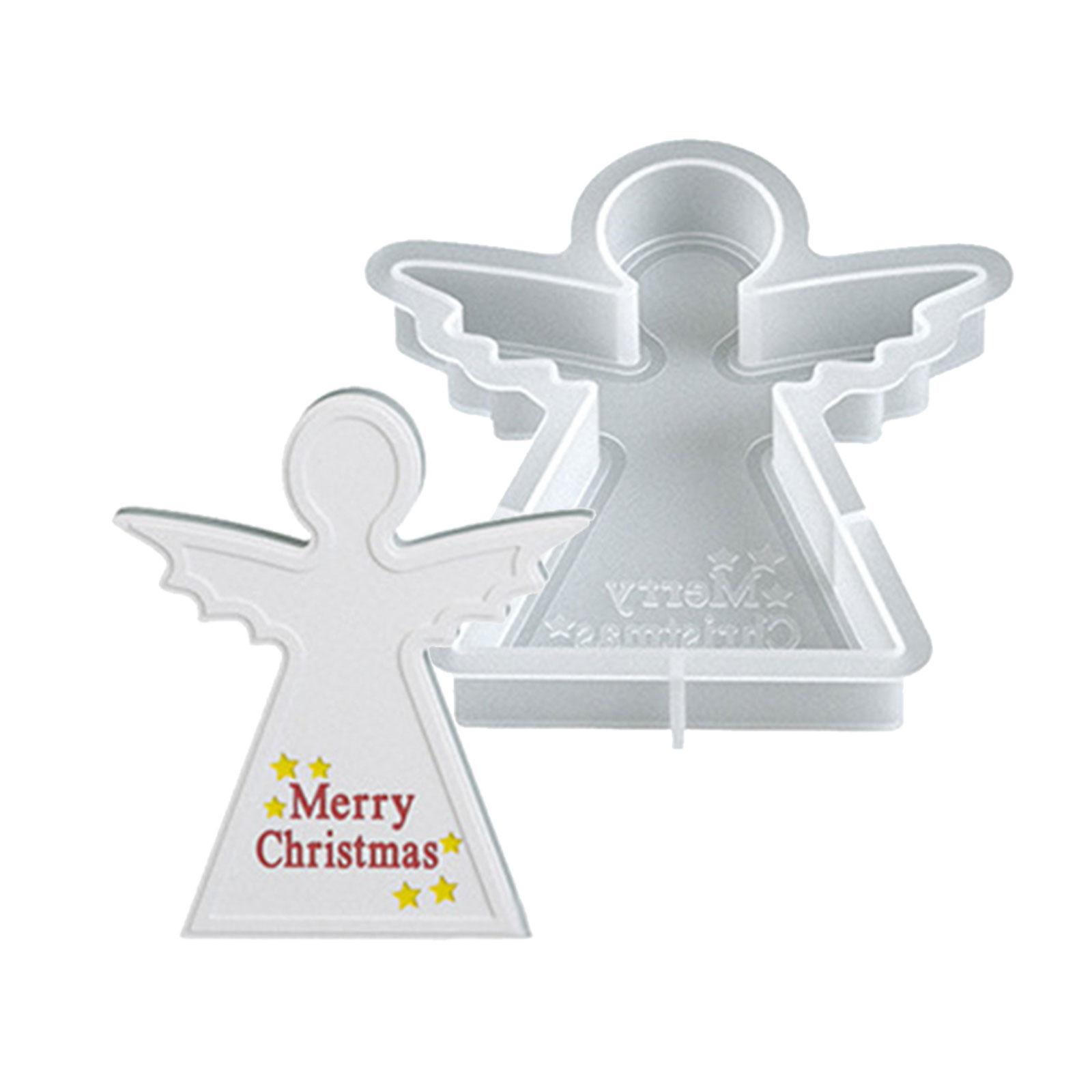 

Practical Christmas Theme Candle Mold with Detailed Design Sculpture Moulds for Crafting Unique Candle and Resin Art