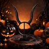 Cosplay Demon Horns Headwear Gothic Cow Horn Hair Hoop Halloween Devil Headband  Photo Props