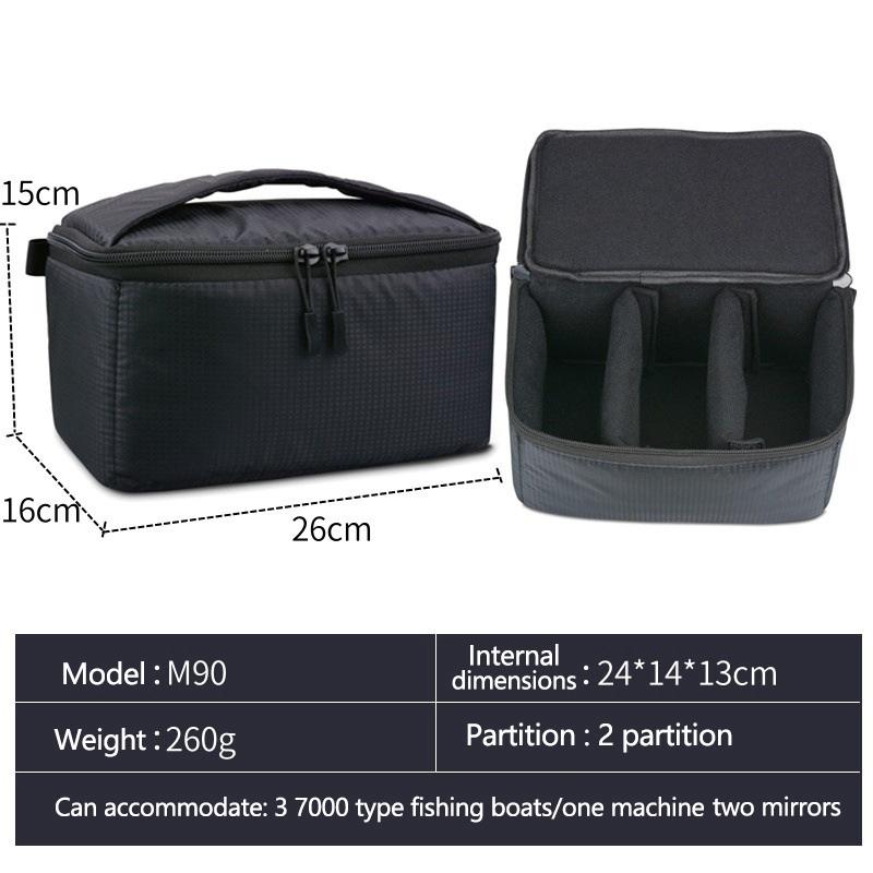 2/3/4/6 Grids Fishing Reel Case Fishing Reel Storage Bag For Baitcasting Wheel Pouch Tools Tackles Fishing Accessories