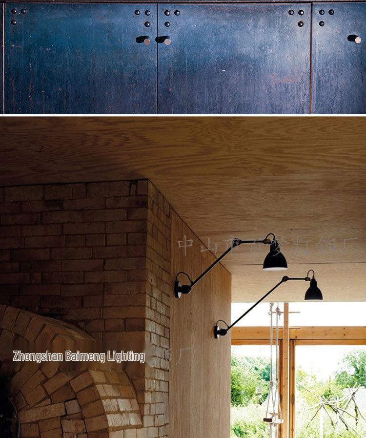 Modern Nordic Minimalist Swing Arm Wall Lamp