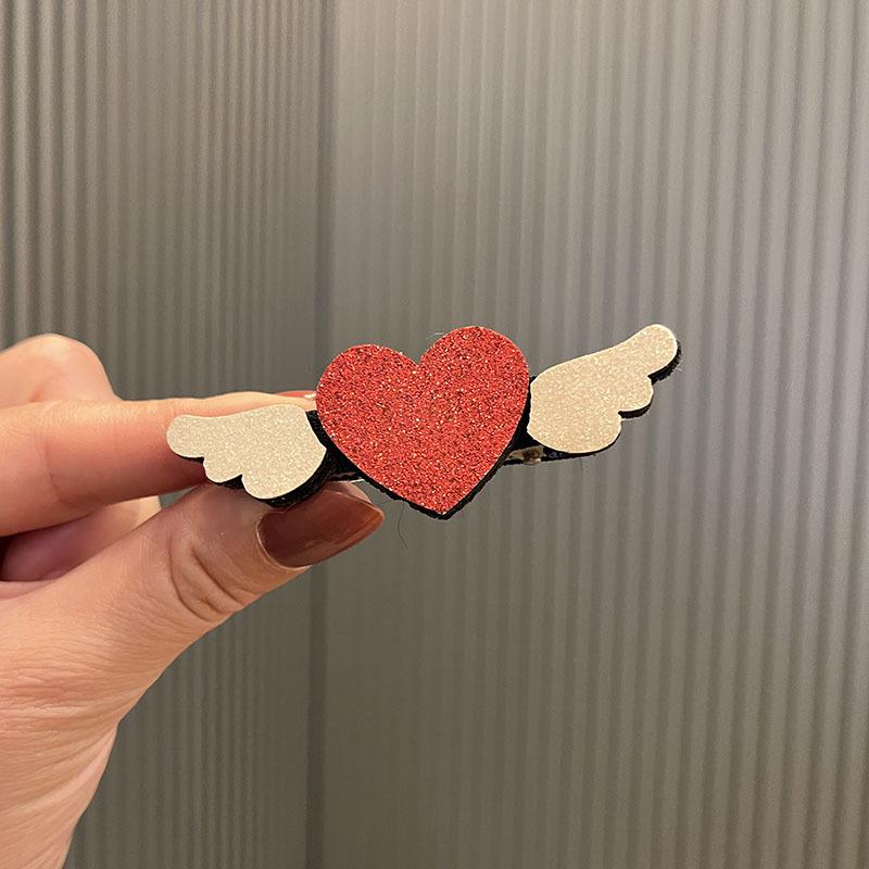 Korean-style Creative Cartoon Hair Clips for Children - Cute Chinese Character Duckbill Hairpins