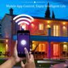 Newest Smart Floodlights LED Reflector Outdoor Lighting 220V 30/50/100W RGB Dimmable Warm Cold White Light for Alexa Google Home