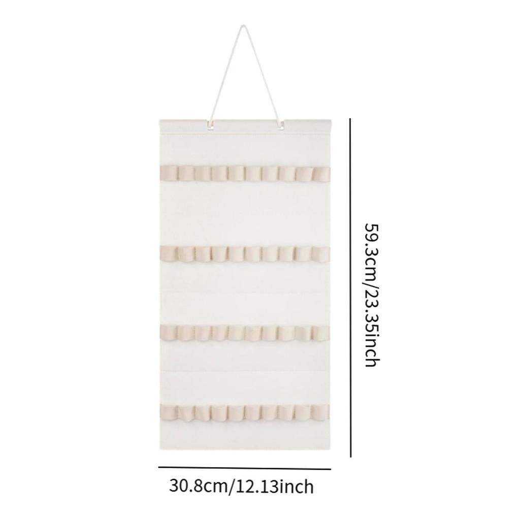 Stirnbandhalter Hängend Filz 40 Schlitze für Mädchen Stirnband Organizer für Tür