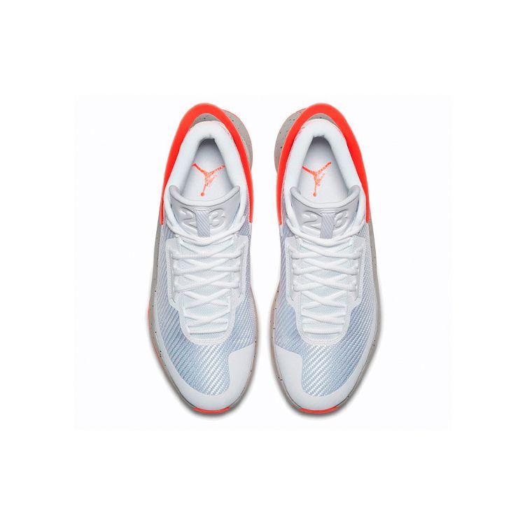 Jordan Fly Lockdown Round Toe Lace-Up Fabric Synthetic Leather Shock Absorption Non-Slip Mid-Top Basketball Shoes Men sneaker AO1550-103