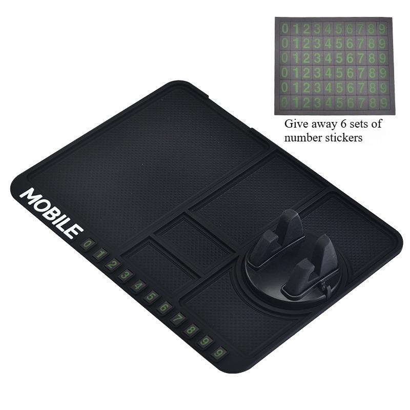 Car car mobile phone holder non-slip pad universal storage pad multi-function in-car dashboard support navigation frame