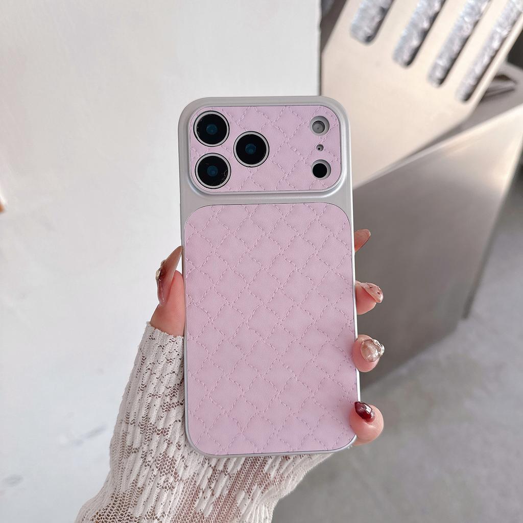 European and American special protective case, suitable for iPhone17promax second change 17 grid anti-drop Apple mobile phone case factory