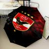 1PC Ahly Football club Printed Umbrella Folding umbrella, automatic umbrella 8-Frame for Travel, camping Fan gifts Christmas Gifts
