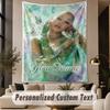 Custom Text Printed Tapestry Ariana Grande Pattern Large Wall Hanging Indoor Room Decor