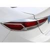 For Hyundai Elantra Avante 2016 2017 2018   Car Rear Back Light Lamp Hood Eyebrow Frame Stick ABS Chrome Cover Trim 4Pcs