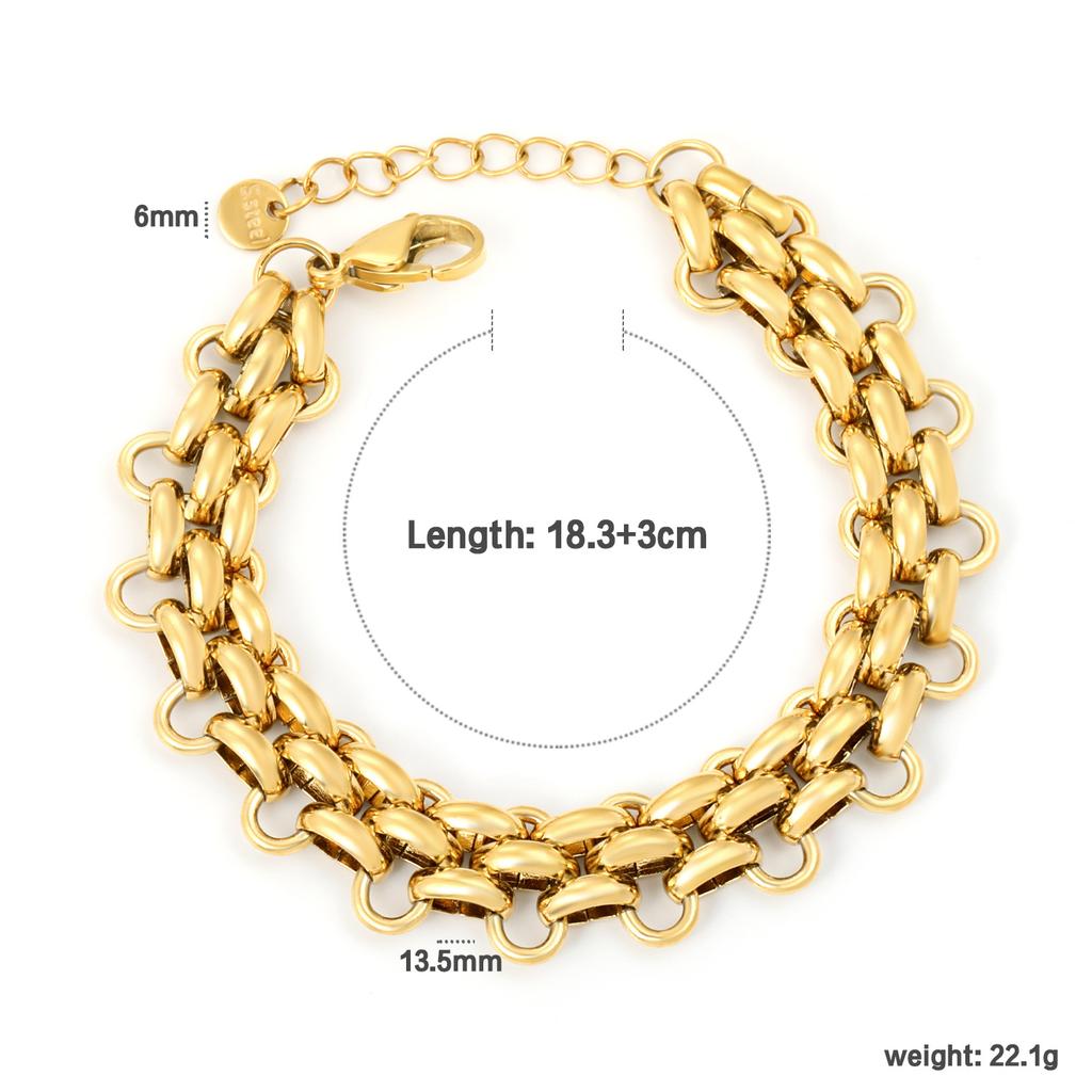 Waterproof Elegant Women's Bracelet Fashionable Personality Cuff Jewelry Accessory