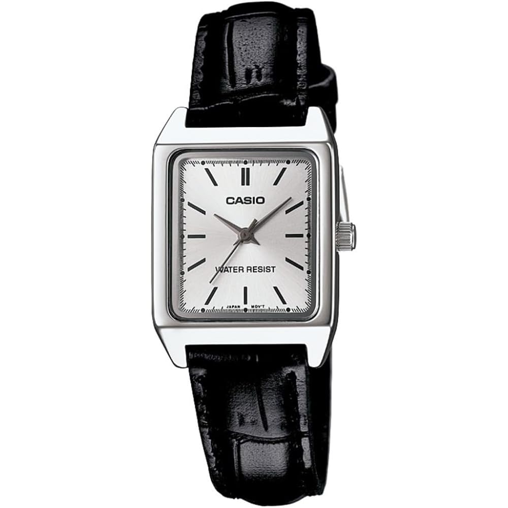 Casio Standard Quartz Women s Wristwatch LTP-V007L-7E1 Silver Black Overseas Model