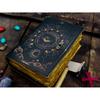 Handgefertigtes Lederjournal mit Büttenpapier Drittes Auge Grimoire-Journal Antikes leeres Zauberbuch Wicca Notizbuch Horror Spezialbuch
