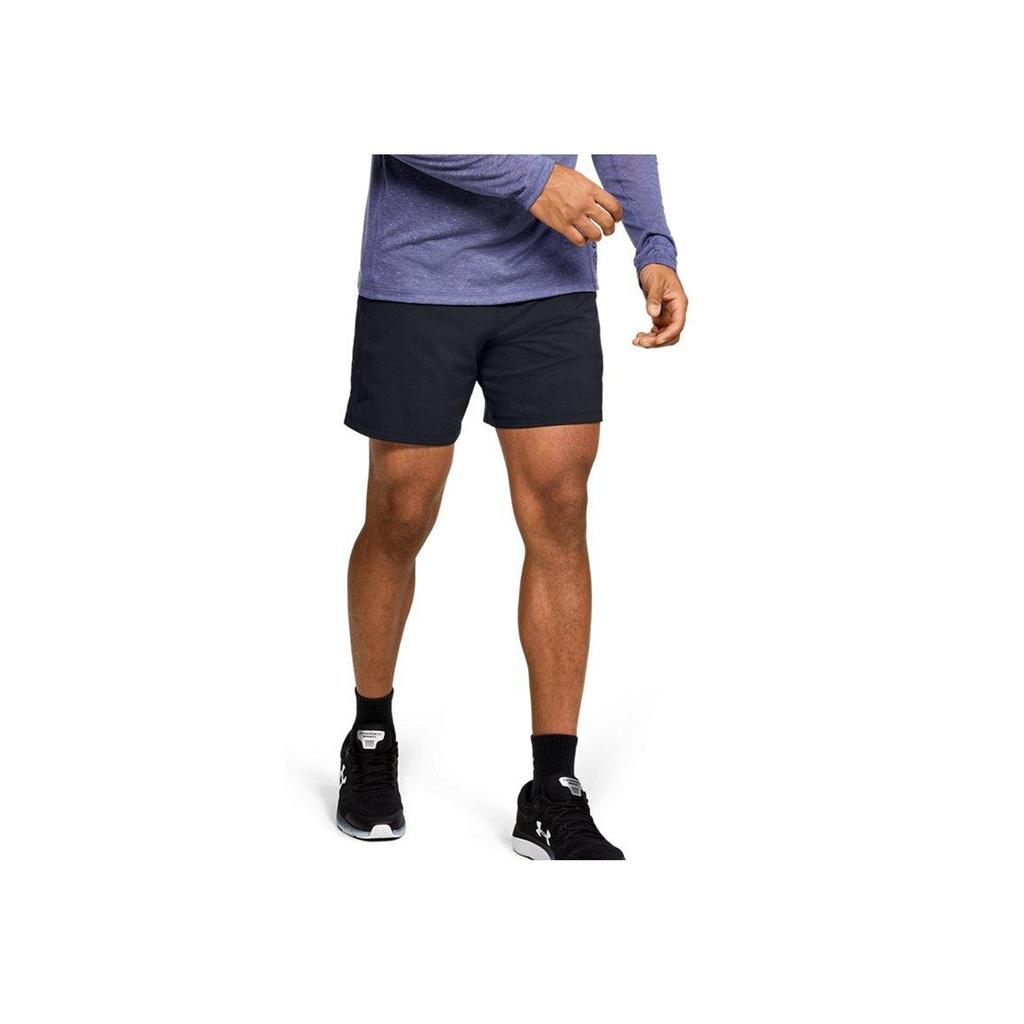 Under Armour Qualifier Speedpocket Linerless 7-Inch Drawstring Shorts Men Shorts Black 1350888-001