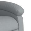 Relaxation Armchair Light Grey Fabric