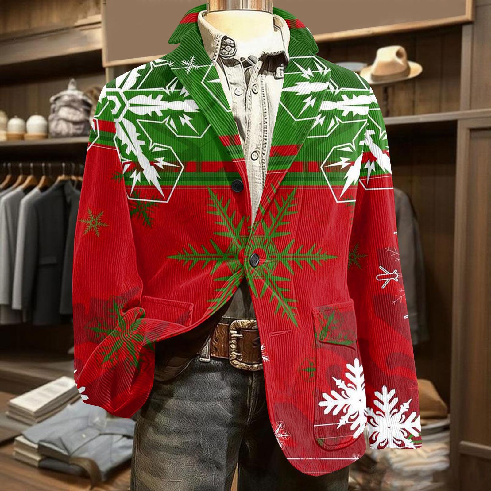 

Мужской вельветовый теплый пиджак-кардиган с принтом и карманами, мужской повседневный костюм XXL зелёный