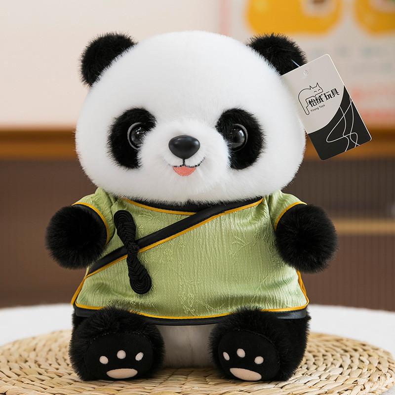Panda Plush Toy Chinese Style Stuffed Animal Gift For Children