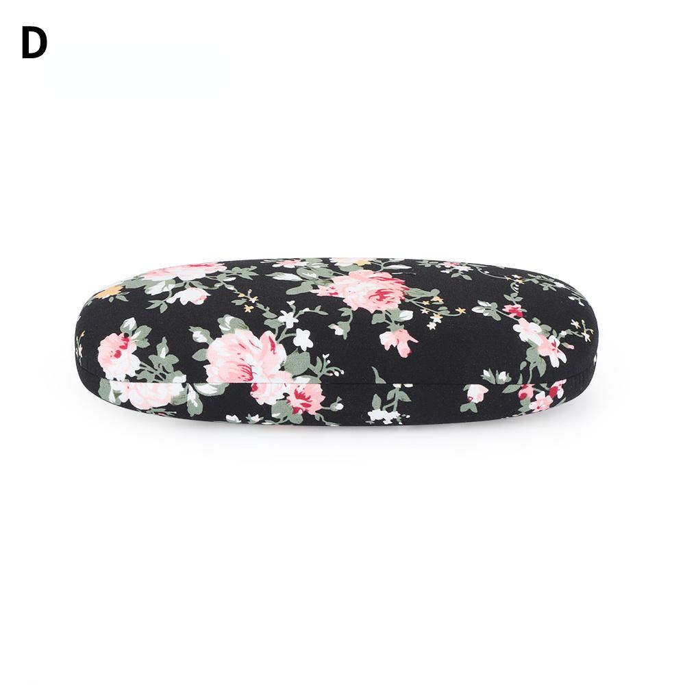 1PC Mode Tragbare Stoffe Floral Brillenetui Lesebrille Box Sonnenbrille Taschen Spektakel Fall Harte Brillen Schutz