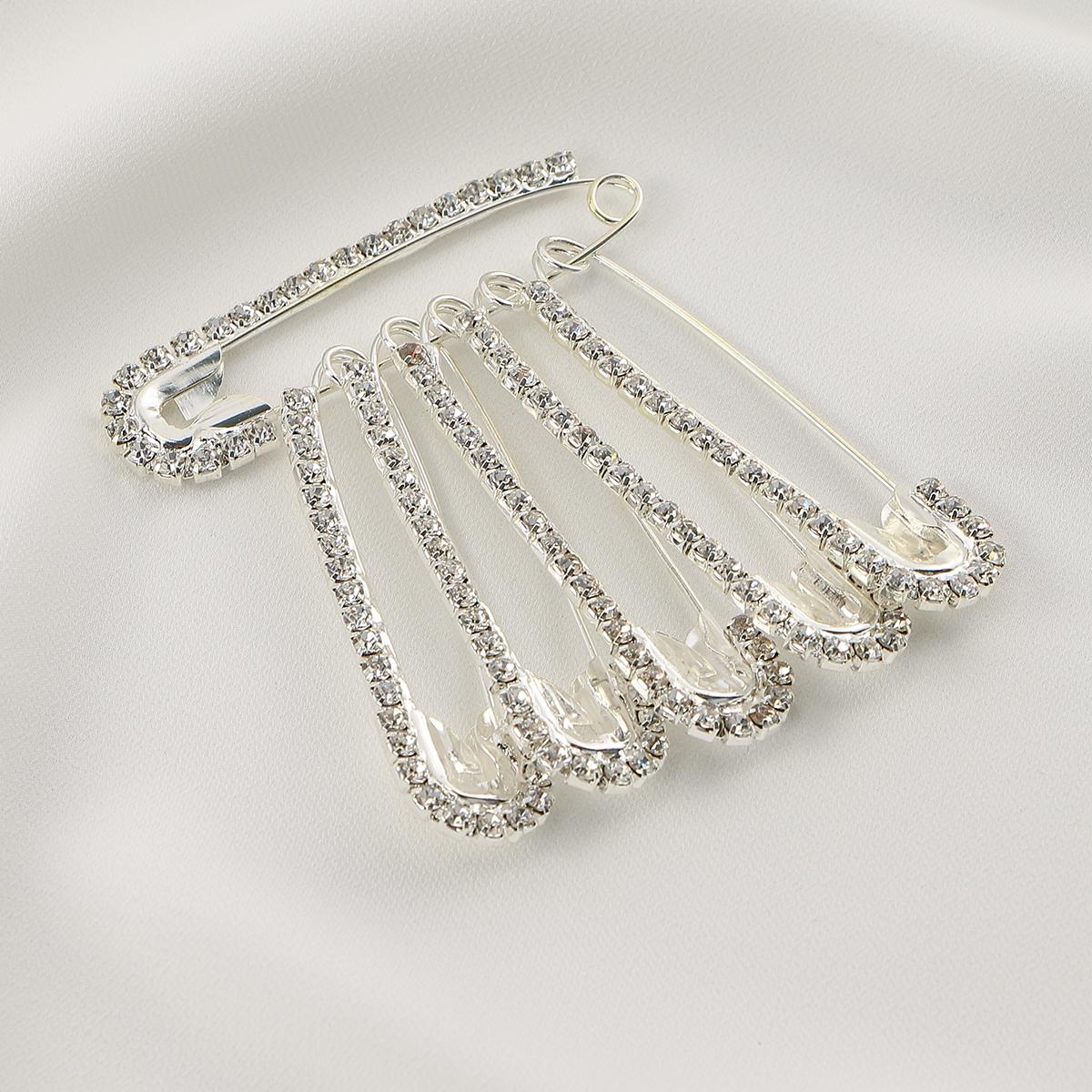 

Женский хиджаб шарф брошь булавка женские декорированные безопасные булавки утягивающие талию джинсовые булавки пуговица аксессуары для одежды