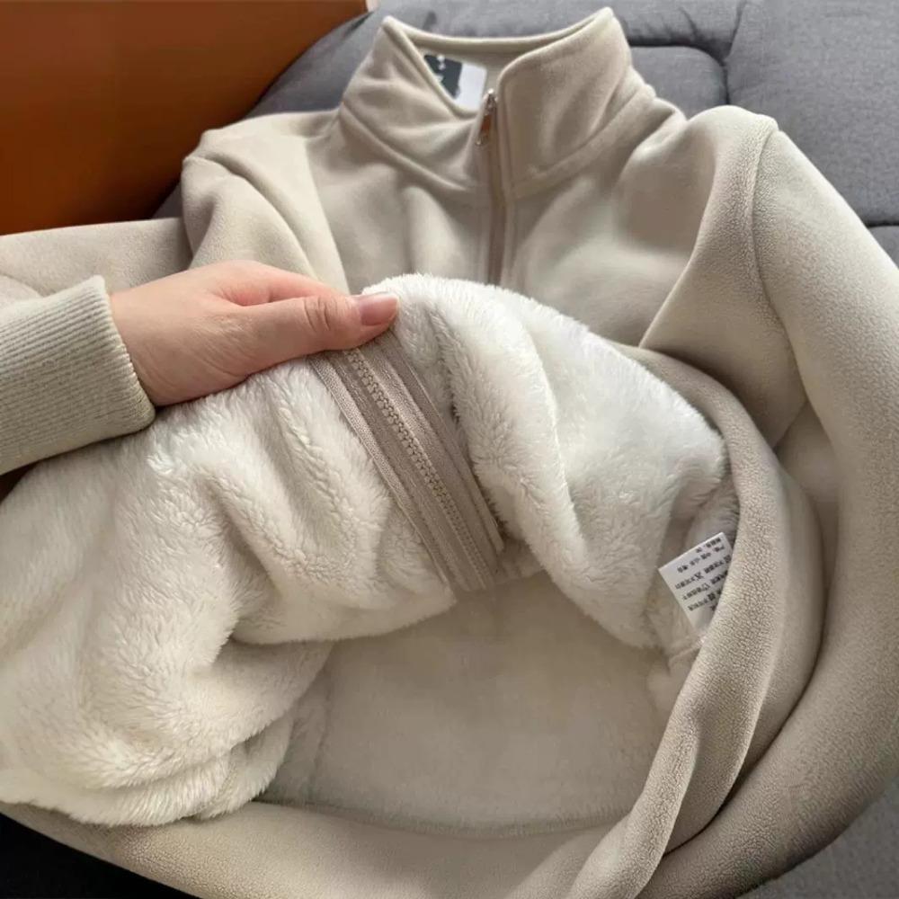 

Флис Флис Флисовая Куртка Пара Хлопковая Одежда Утепленная Хлопковая Зимняя Утолщенный Свитер Овечий Флис Флис Гранулированный Толстый Подклад XXL абрикосовый