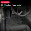 Car Trunk Mat For Tesla Model Y 2025 2026 Juniper TPE Floor Mats & Cargo Liner All Weather Trunk Mats Floor Liner Backrest Mats