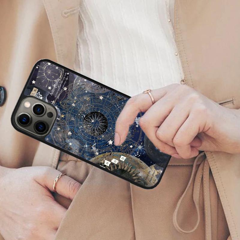 Space Planet Stars Moon Magnetic Phone Case For APPLE iPhone 17 Air 16 14 13 12 Pro Max 15 Plus Wireless Charge MagSafe Cover
