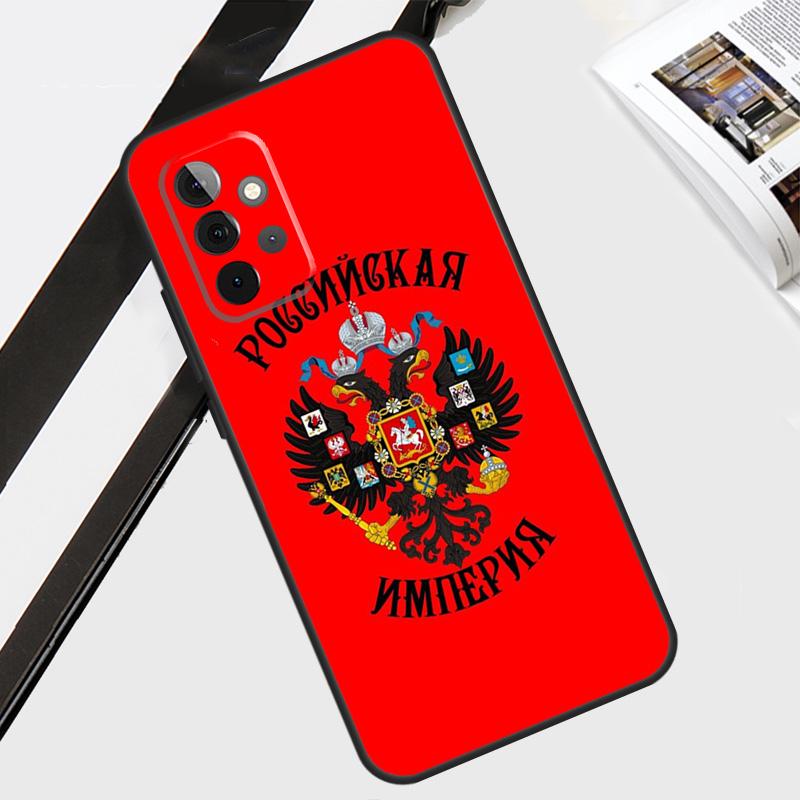 Russian Empire Coat of Arms Case For Samsung Galaxy A55 A35 A15 A56 A36 A26 A16 A06 A54 A34 A14 A12 A22 A32 A52 A13 A53