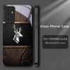 Elite Metallic Stag Black Phone Case For Samsung A32 A33 A34 A35 A36 A37 A51 52 52s A53 A54 A55 A56 A57 A71 A72 A73 Glass Cover