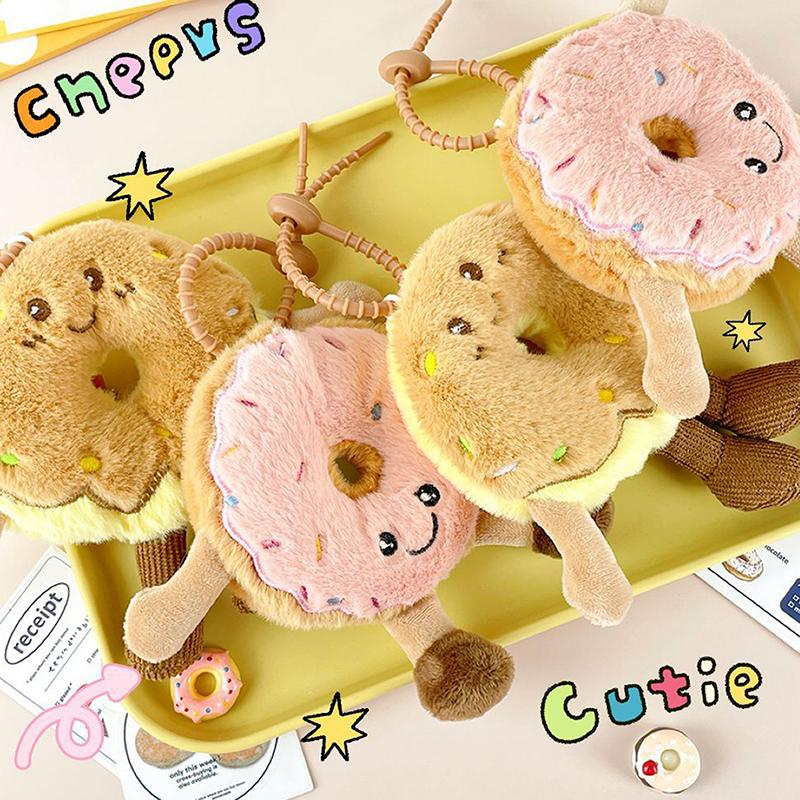 1 Pcs Original Cute Fun Donut Plush Doll Children'S Toy Doll Doll Children'S Day Gift Donut Plush Pendant