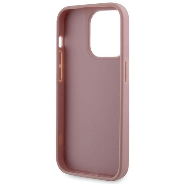 Guess Guhcp14Lhdgtpp Iphone 14 Pro 6.1 Różowy/Pink Hardcase Rhinestone Triangle