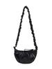 Joseph&Stacey Daily Shirring Shoulder Bag Sleek Black
