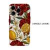 Crimson Peony & LemonFor Magnetic Phone Case for IPhone 17 16 15 14 13 Pro Max Plus Single Double-layer Tough Case
