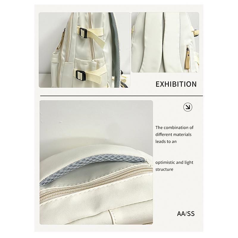 High School Student Backpack Simple Backpack Women's Trendy Fashionable Casual Backpack Travel Bag